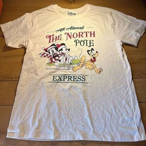 Disney Christmas holiday the polar bear express Disney Mickey Minnie shirt large